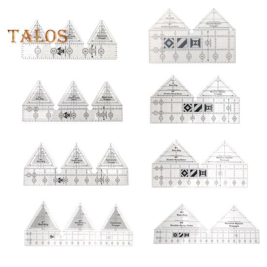 Quilting-Lineal, 60/90 Grad, Patchwork-Nählineal, Vorlage, Schablonenführung, DIY-Näh- und Bastelprojekte, Stoffzuschnitt, Kleidungsdesign-Lineal