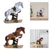 Horse Statue Modern Collectible Ornament Animal Sculpture Resin Figurine Desktop Decoration for Windowsill Living Room Shelf