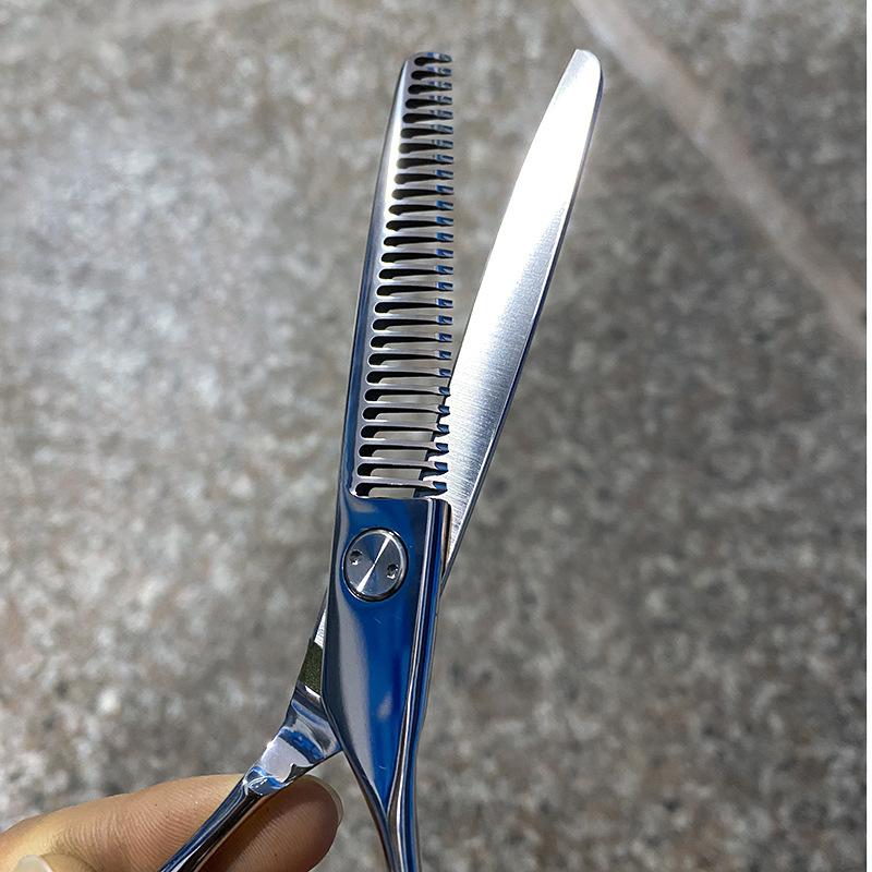 Professional Hair Thinning Scissors 6 Inch CNC Multi Tooth Texturizing Shears Salon Barber
