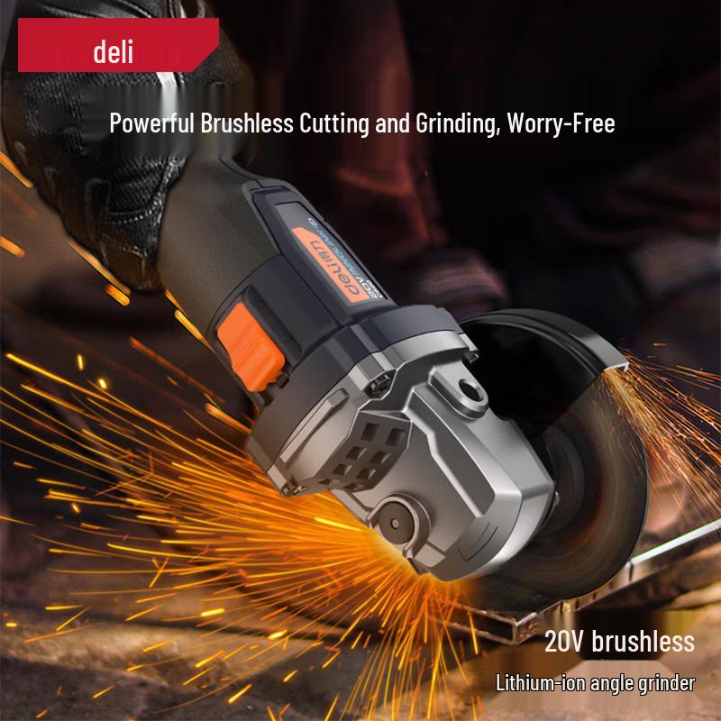

Deli C600 Brushless Lithium Angle Grinder CN plug (adapter included)