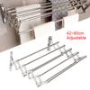 Folding Clothes Rack, Bathroom Towel Rack Bracket, Bathroom Toilet Stainless Steel 42-80 Cm