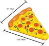 MS Partner Pizza Float, Adult Swimming Ring, for Beach, Pool, and Water Play