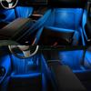Car Interior Decorative Lamp With USB LED Strips Dash Floor Foot Seat Door Ambient Light 5V Automotive Accessories Universal