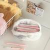 Large Capacity Cartoon Pencil Case Multifunctional Kawaii Cosmetic Pouch Plush Pen Bag  School