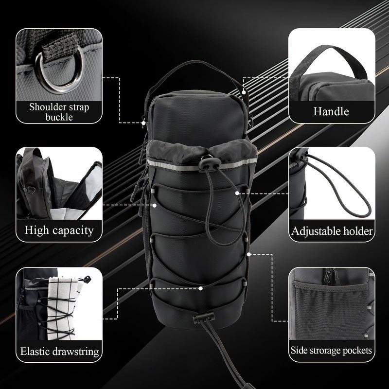 Magnetisk Gymväska Stor Kapacitet Magnetisk Bärväska Med Fick för Telefon Bärbar Fitness Vattenflaska Pouch Tillbehörsorganisatör