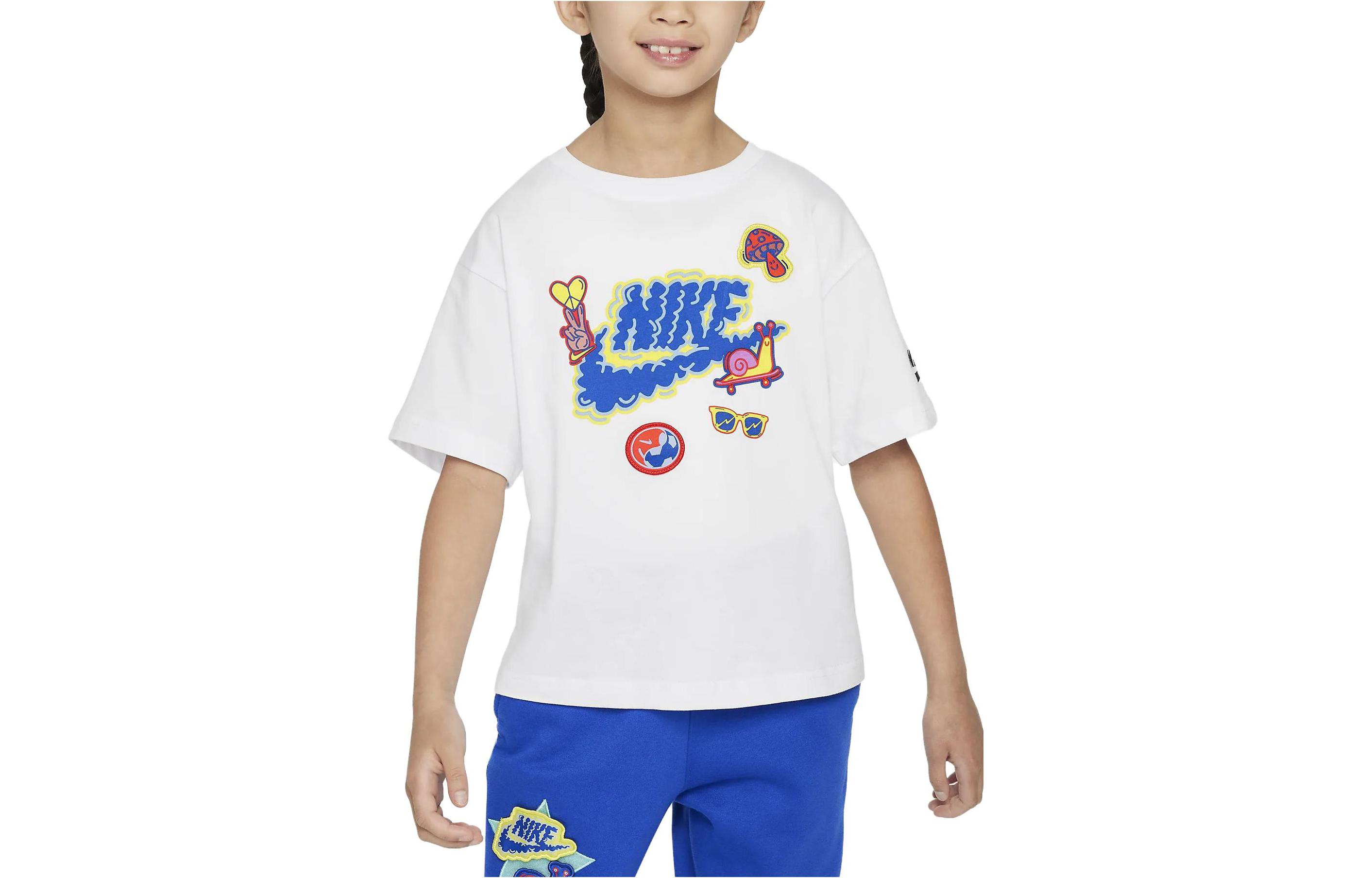 

Nike Kids T Shirts Crew Neck Moderate FV2540-100 4