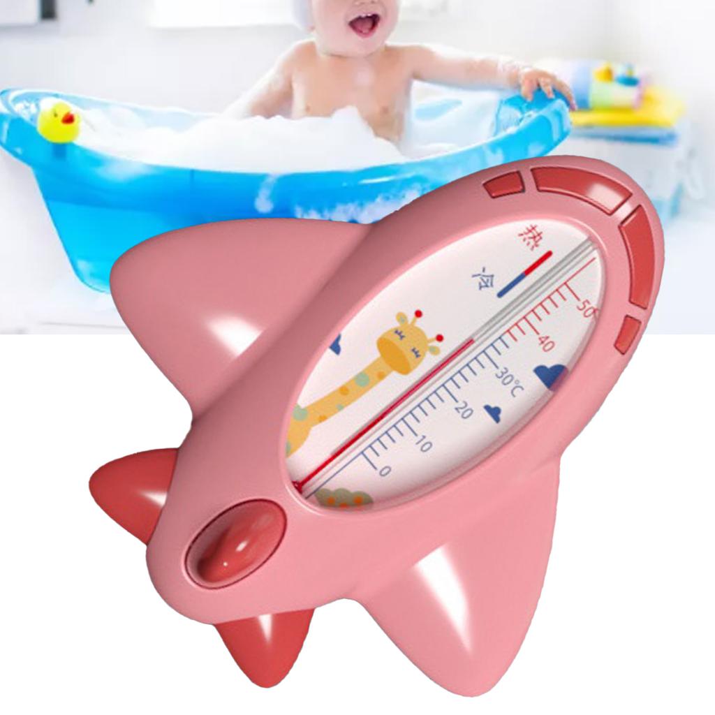 Baby Bath Thermometer Airplane Shape Lovely Multifunctional Infant Water Temperature Thermometer
