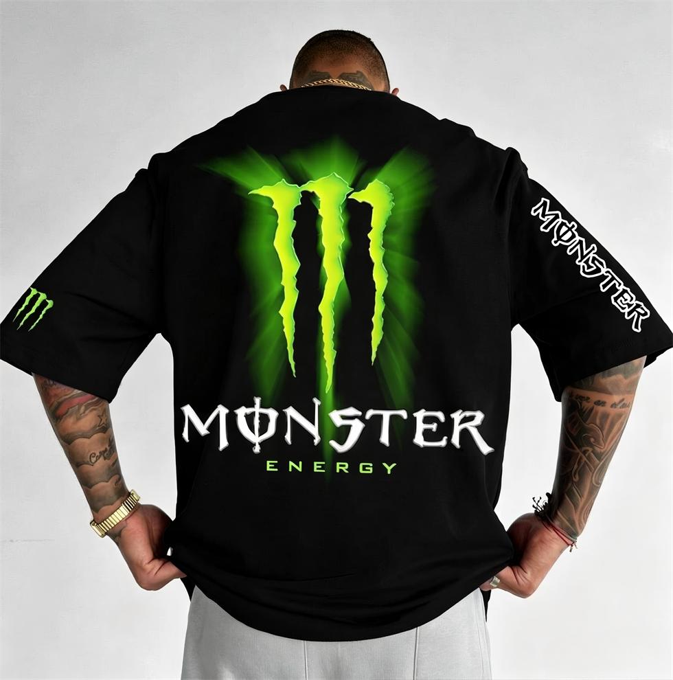 Monster Energy Grafikas Vīriešu 100% Kokvilnas