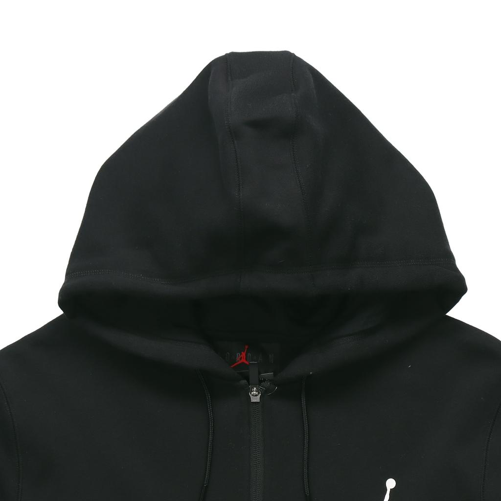 Air Jordan Flying Man Logo Printing Fleece hooded Sports Black Men's CK1353-011