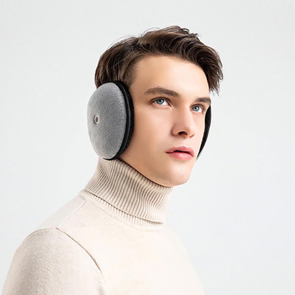 Adjustable Ear Muffs for Cold Weather Foldable Ear Warmers for All Age Cycling Earmuffs Soft Plush Ear Covers for Hiking