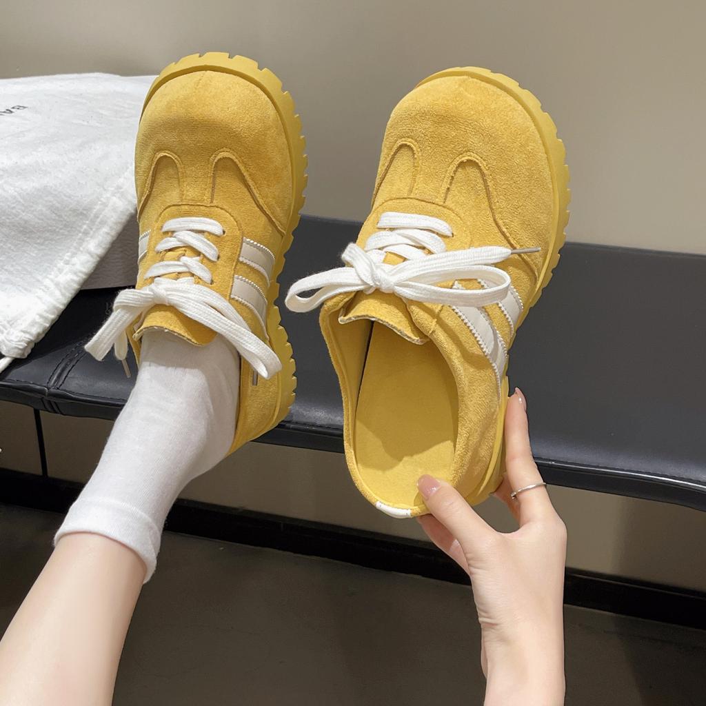 Suede Flats Women's New Spring Women's Shoes Versatile Sports and Leisure Board Shoes