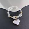 Luxury Love Gold Hotan Jade Lady Bracelet, Leaf Love Double Layer Girl Bracelet Jewelry Gifts