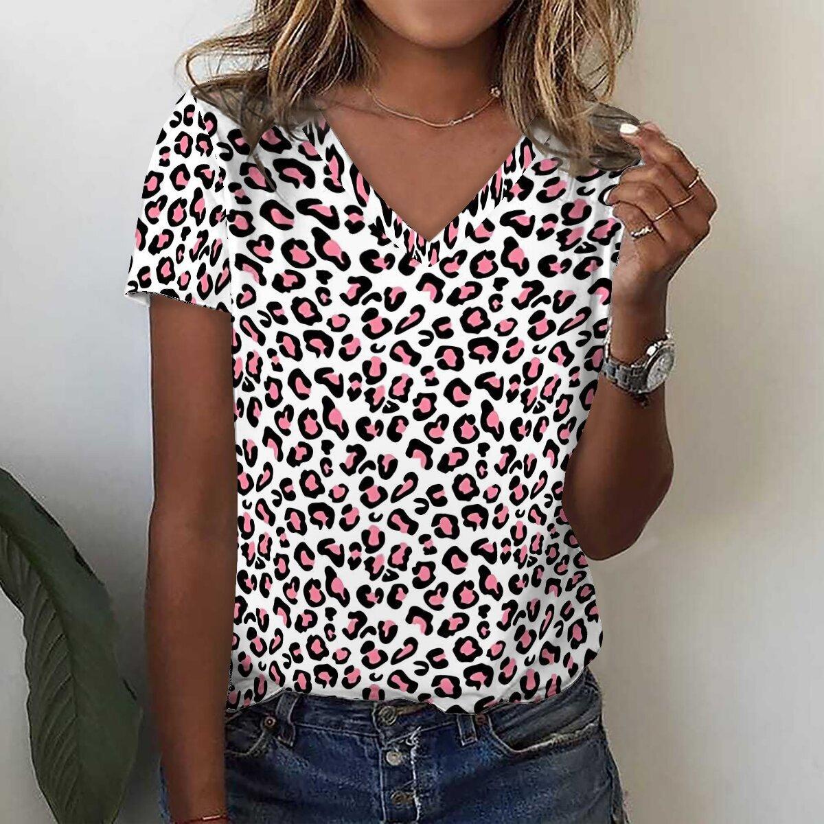 

S-8XL Футболка больших размеров с цветочным принтом 3D Футболка Летние футболки с V-образным вырезом Топы Уличная одежда Harajuku Футболки больших размеров Женская одежда 8XL