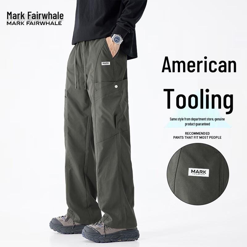 Mark Hua Fei Men's American Style Straight Leg Cargo Pants