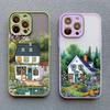 Forest House Bookstore Phone Case for iPhone 17 16 12 13 Mini Pro Max 11 14 15 16 Plus Pro Max X XS XR Protective Phone Covers