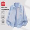 MINISO Unisex Casual Oxford Long-Sleeve Shirt Jacket
