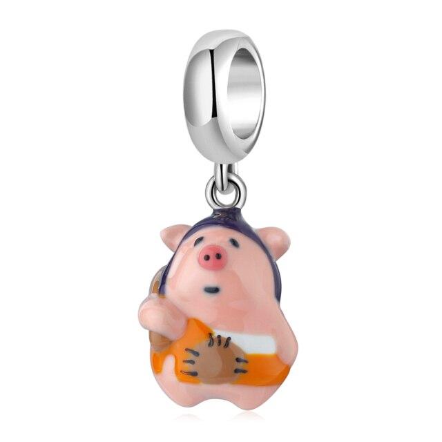 Animal City Wizarding World Life Tools Pendants Genuine 925 Sterling Silver Funny Charms Diy Accessories Fit Bracelet