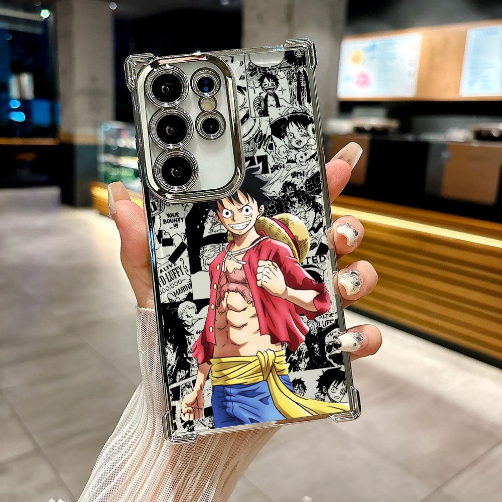 One Pieces Luffy Monkey D Coque For Galaxy S26 Ultra Phone Case For Samsung S26 S25 S24 S23 S21 Ultra S20 FE S25 Plus Soft Cover