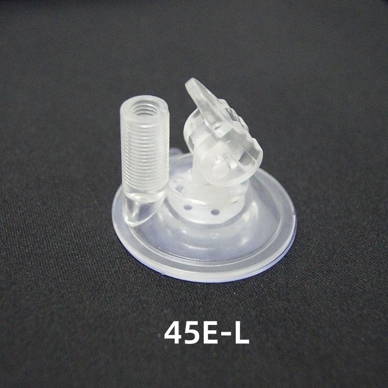 45mm Diameter Short Lever Hook Suction Cup Plastic Eco-Friendly Wall Mounted 2.5kg Load Capacity Multifunction Design