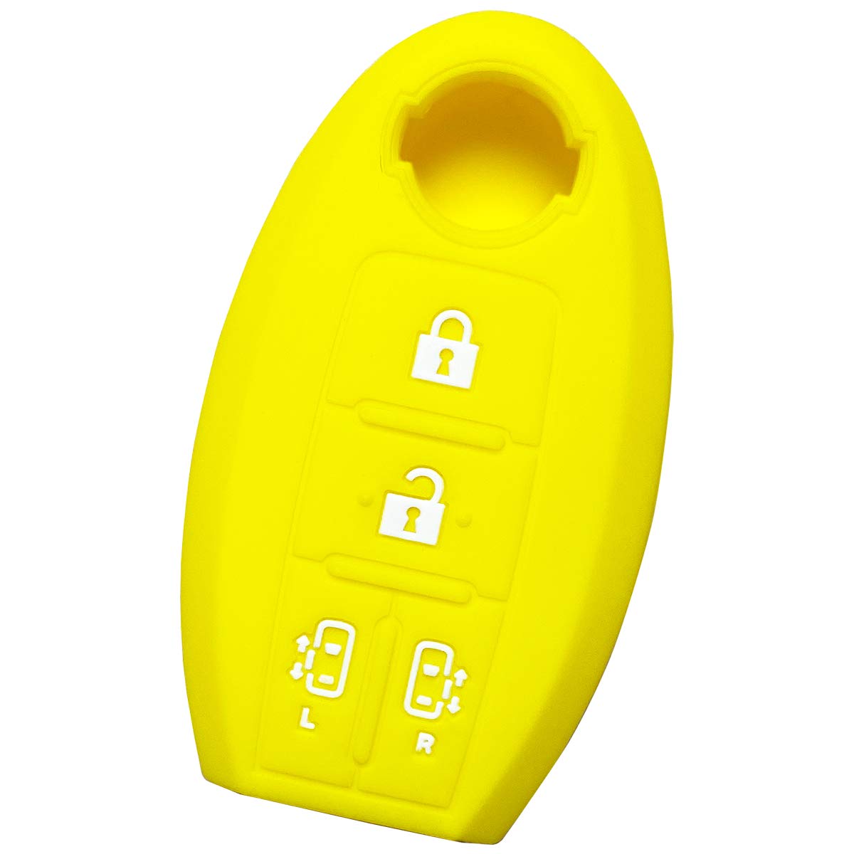

[ИКТ] Силиконовый чехол для интеллектуального ключа автомобилей Nissan 4 кнопки Желтый / New Serena жёлтый