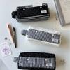 Stationery Storage Bag Portable School Organizer Multifunctional Pencil Bag Creative Canvas Pencil Pouch For Classroom College