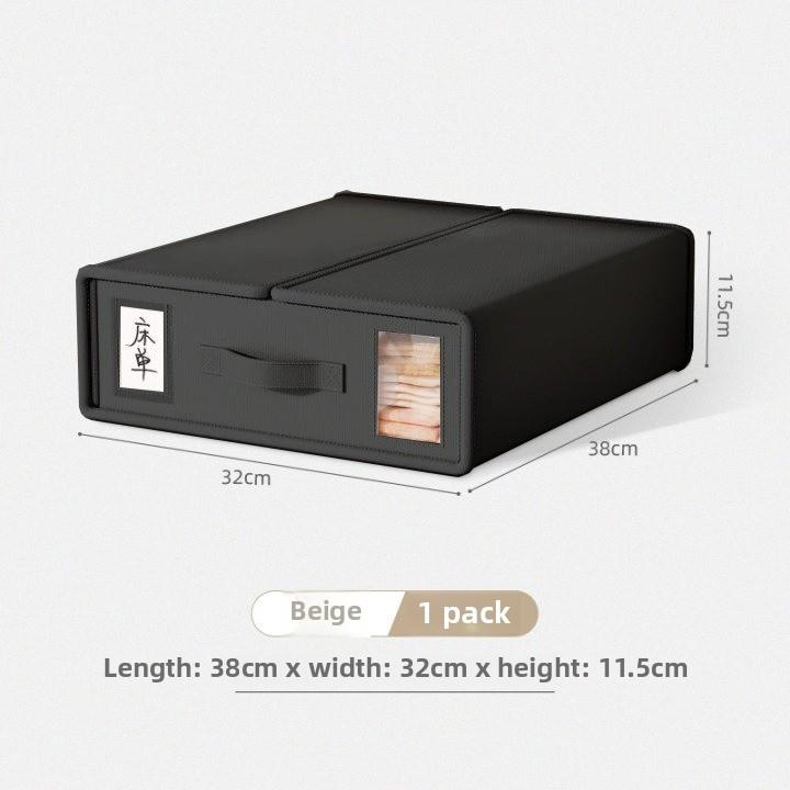 Oxford Cloth Storage Boxes for Clothes, Blankets, Bedding Foldable Stackable Closet Organizers for Bedroom