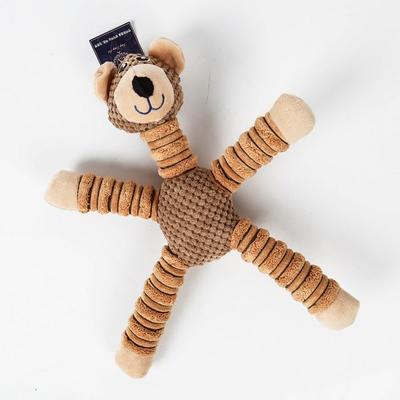 Ding Dong Pet Long Legs Bear Dog Toy, Mixed Colors, 1 Piece
