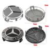 4Pcs 75mm Car Wheel Center Hub Caps Cover Badge Accessories for Mercedes Benz B/C/E/S Class A Class C200L GLC GLK CLA GLA GLE GL CT1