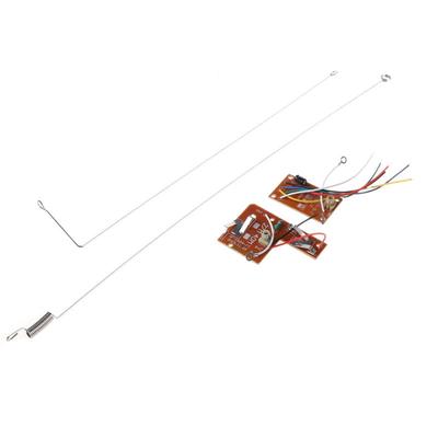4CH RC Remote Control 27MHz Circuit PCB Transmitter and Receiver Board with Antenna Radio System for Car Truck Toy