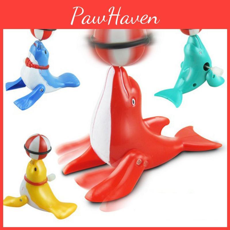 Plastic Mechanical Dolphin Chaser Toy With 360 Degree Rotation For Child Development And Parentchild Interaction