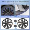 Hubcaps 19 Inch for Tesla Model Y Juniper 2025+ Performance Replacement Wheel Cover Automobile Hub Cap Full Rim Accessories 4PCS