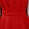 One Shoulder Sleeveless Party Dresses Women Plus Size Xxxl High Waisted A Line Mid Calf Elegant Dress Vestidos Mujer