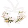 Comfortable Floral Hair Band With Adjustable Fit Natural Style Headpiece For Teens Adults Women Lightweight Design