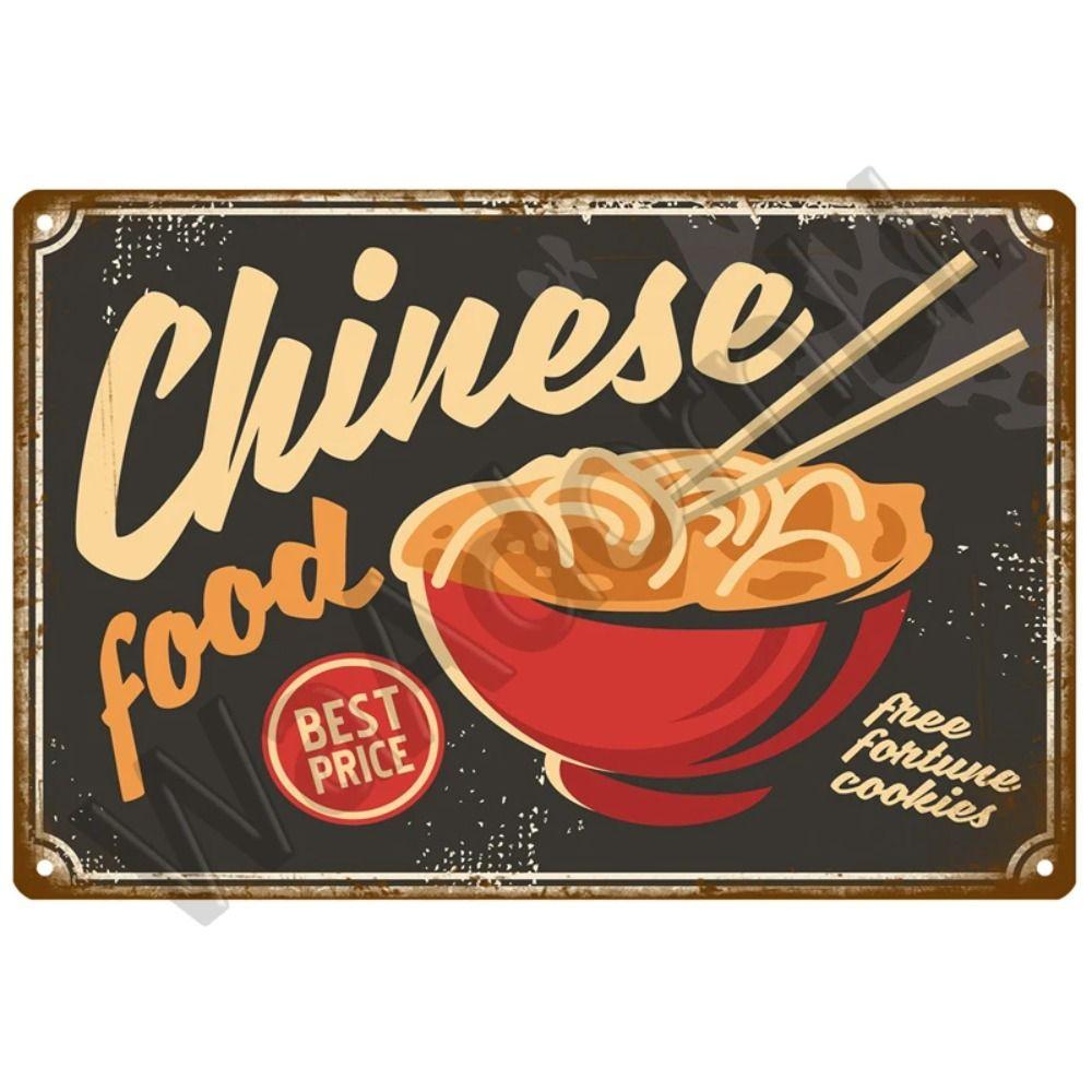 Funny Tin Sign for Kitchen Restaurant Home Decor Metal Plaque 20x30cm