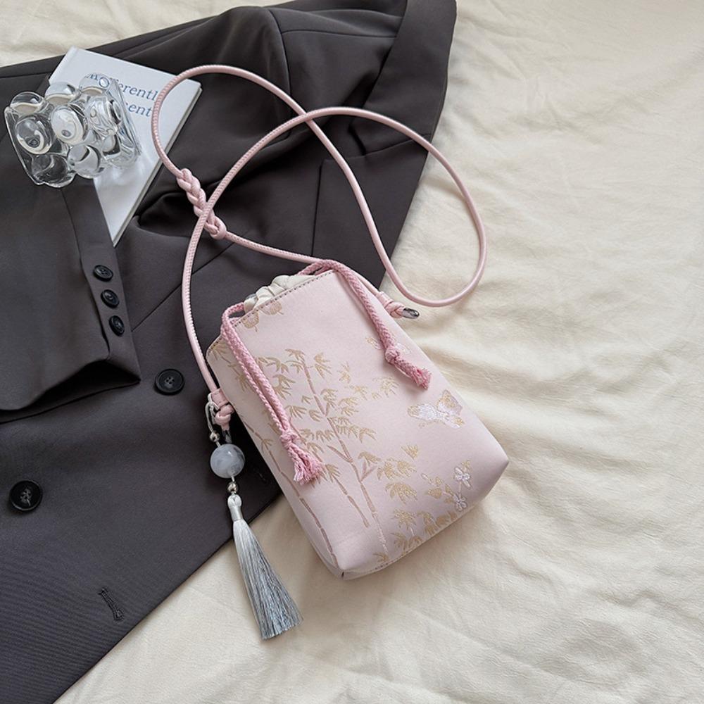 

Tassel Pendant New Chinese Style Crossbody Bag Antique Mobile Phone Bag Gift Style 4