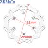 Motorcycle 270mm 245mm Front and Rear Brake Discs For Yamaha WR125 WR250 WR250F WR400F WR426F WR450F 1998-2021 YZ125 YZ250 Parts