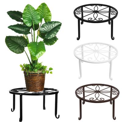 Metal Garden Balcony Home Decor Flowerpot Supports Display Shelf Bonsai Rack Flower Pot Stand