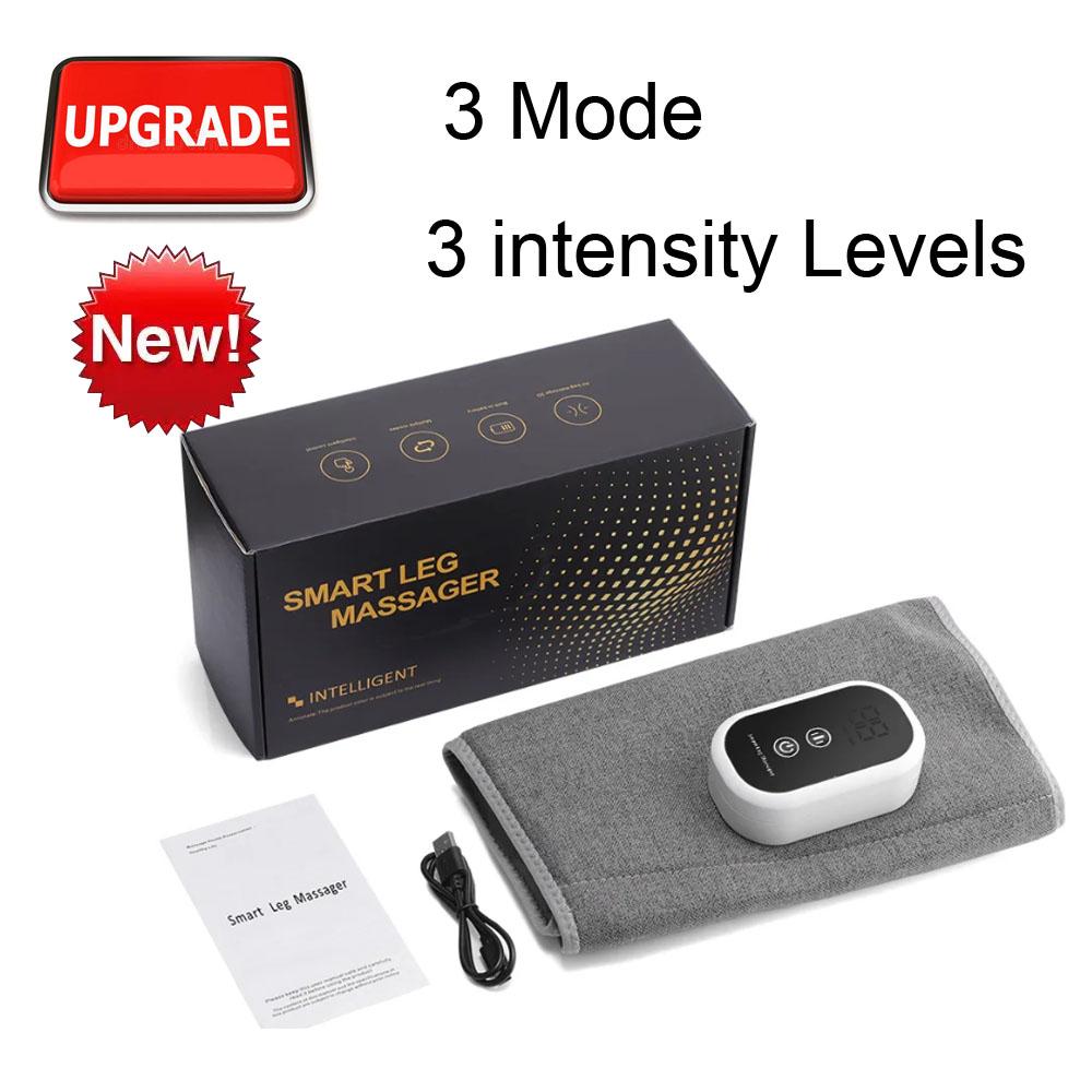 

Электрический массажер для ног Воздушно-компрессионный массаж голени Расслабляющий массаж ног 3 режима 360° Воздушно-компрессионный массаж ног Перезаряжаемый