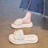 Fairy wind beautiful super fairy slippers female thick bottom summer wear pearl sandals fashion princess style one word