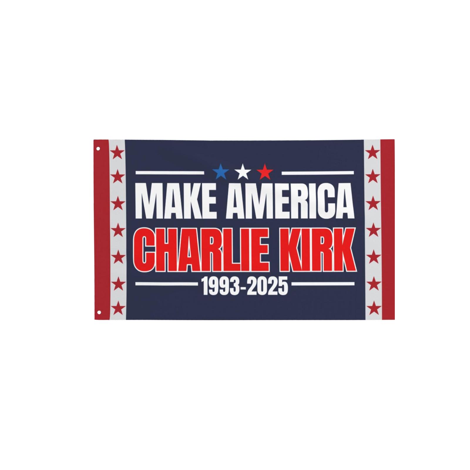 

Make Flag Sign We Are All Charlie Kirk Now Flag Banner For Yard Room Decor No Flagpole One Size синий