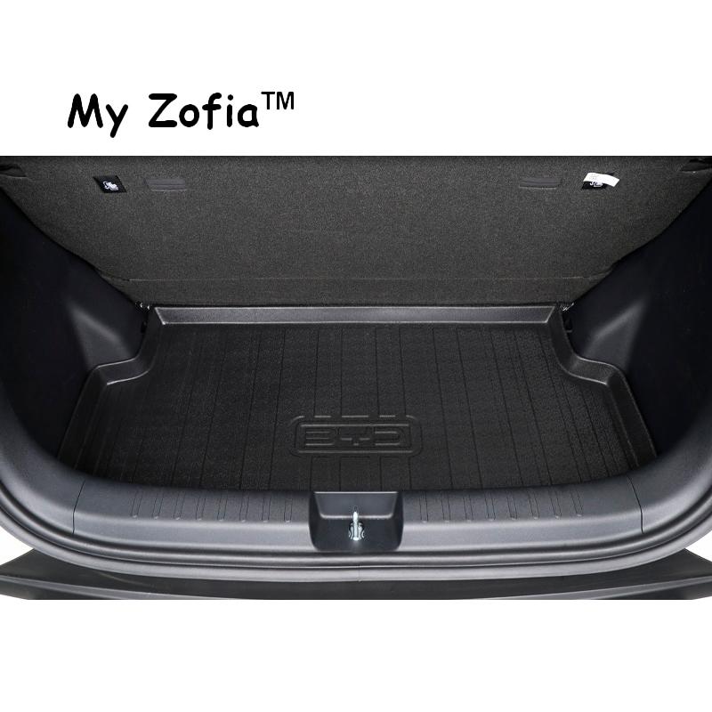 For BYD Dolphin Mini Seagull 2024 2025 2026 Car TPE Trunk mat Boot Cargo Liner Mat Tray Luggage Compartment Pad Rug Accessories
