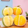 Super Soft Plush Fruit Doll Durian Orange Toy With Pp Cotton Stuffing