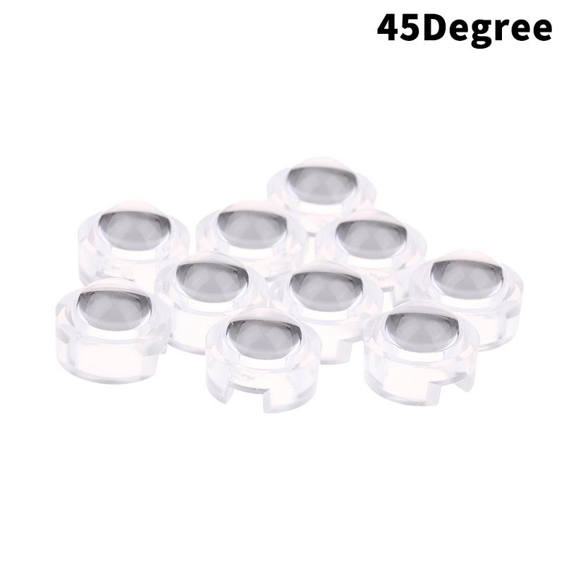 10Pcs 13Mm Led Lens 1W 3W 5W High Power Lights Lense 15 30 45 60 90 100 Degree Pmma Smooth Face For Infrared Monitor Cctv