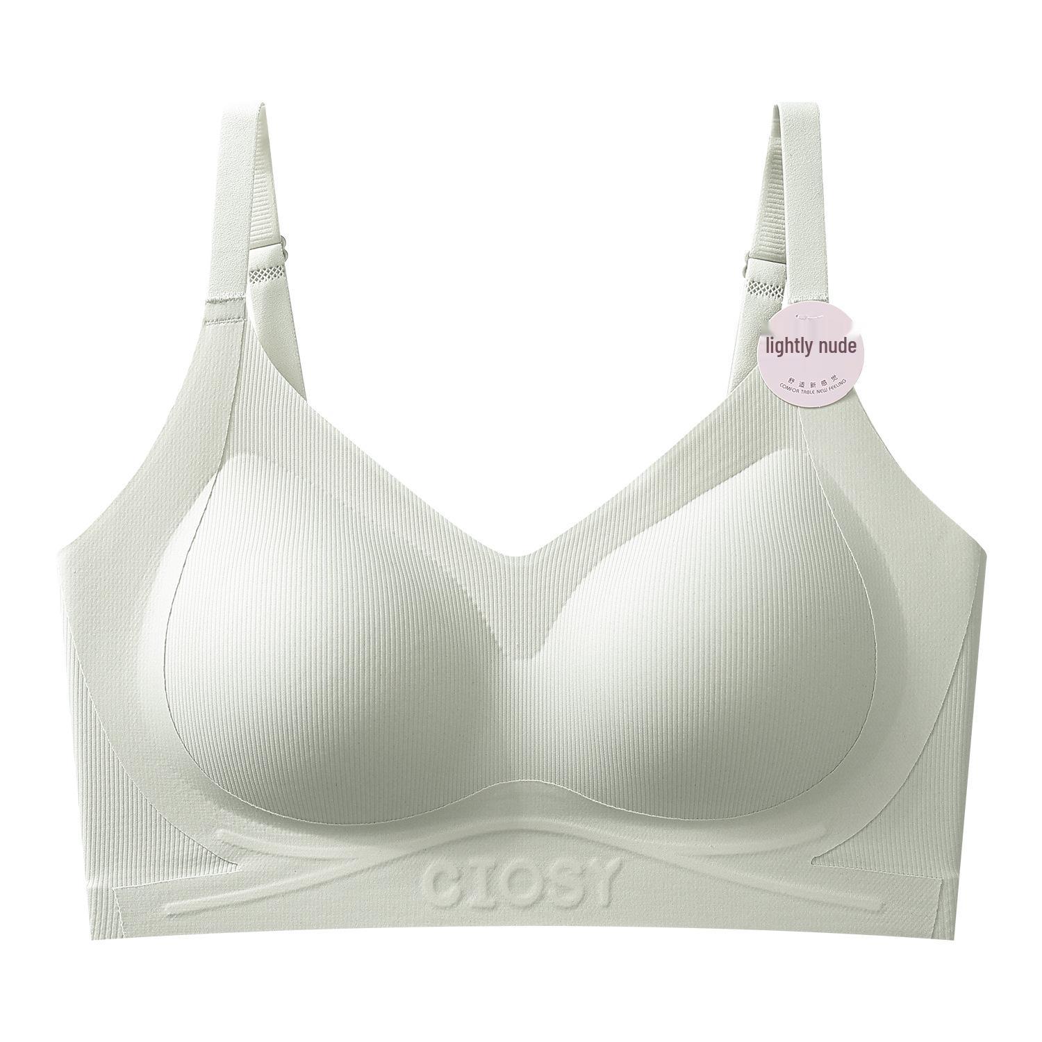 

VCTEORAI Seamless Push-up Bra: Lightweight, Comfortable Anti-sag Beautiful Back Bra for Women, Spring/Summer. 2XL (115-145 jin)