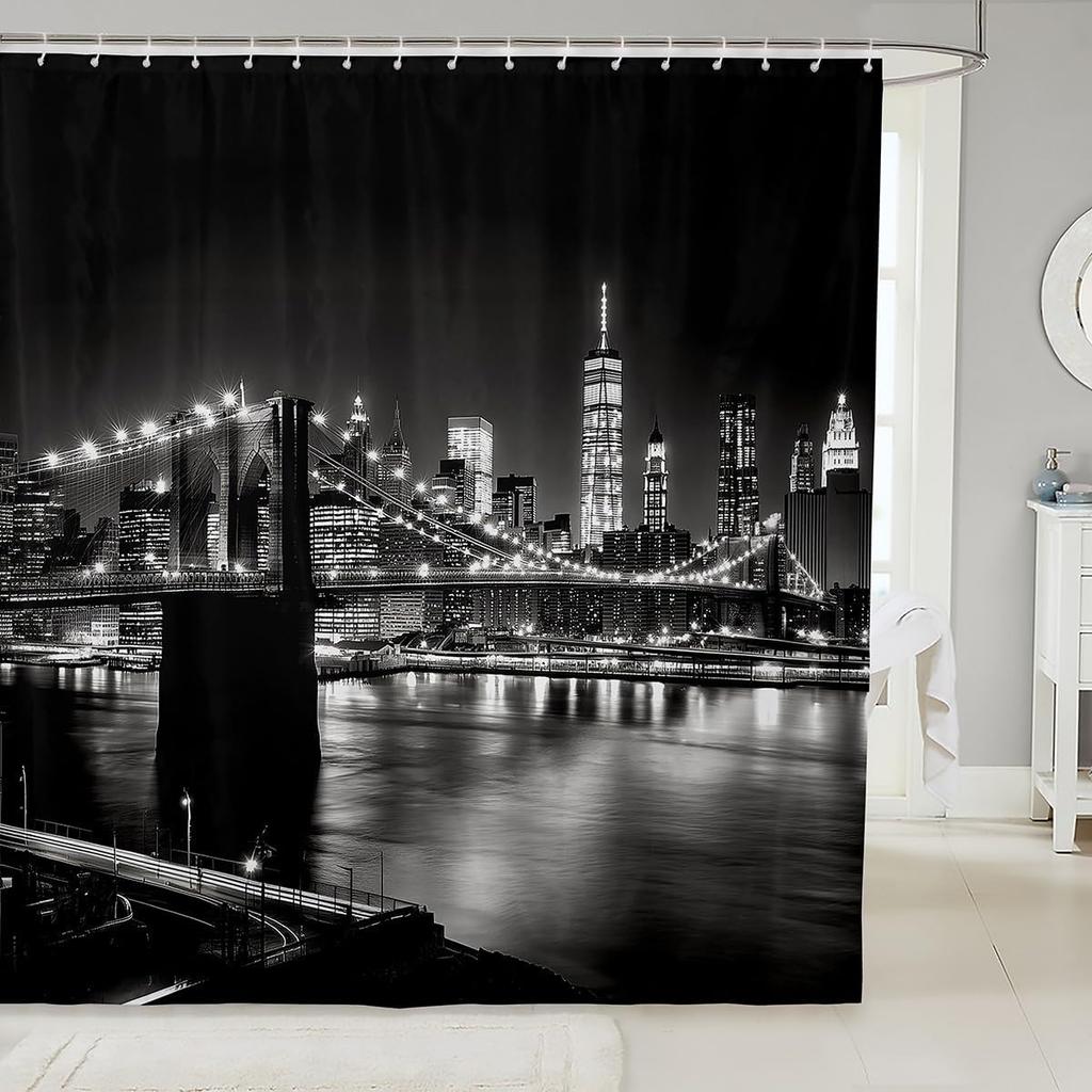 Dachshund Shower Curtain Kids Cute Pet Dog Bathroom Shower Liner for Teens Puppy Bath Curtain Waterproof Waterproof Polyester