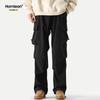 Men's American Style Loose Fit Multi-Pocket Cargo Pants