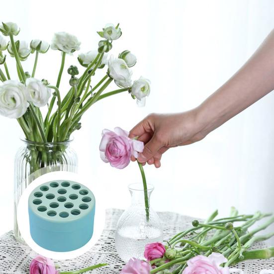 6 Pcs Spiral Ikebana Stem Holders Flower Arrangement Tools Reusable Flower Holders DIY Floral Art Accessory for Table Centerpiece Party Wedding