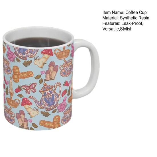 Personalized Christmas Coffee Cup Handcrafted Resin Mug Creative Large Capacity Hot Cold Drinks Mug for Home & Office Use