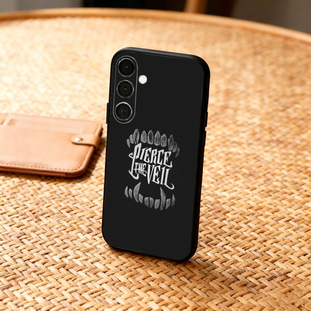 P-Pierce T-The V-Veil Band  Phone Case For Samsung  A73,A21s,A22,A31,A32,A52,A53,A71,A80,Soft Black Shell