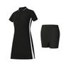 Fila Golf Series Cool Touch Classic Versatile Comfortable Short Sleeve Dress Women Dresses Deep-Black A11W625333FBK